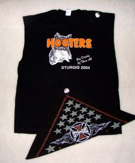 Hooters Bandana Sturgis Big Daddy Biker T Shirt XXL from Harley 