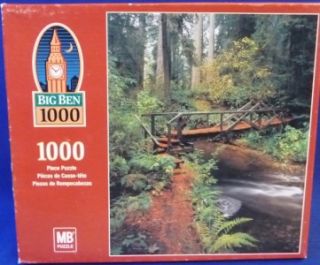   Hasbro Jigsaw Puzzle 1000 Pieces Prairie Creek Trail Big Ben