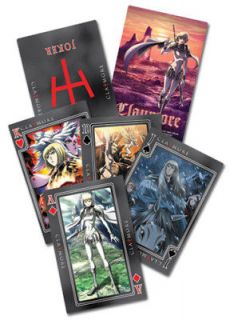 claymore collectable playing cards anime ge 2043 