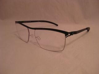 Mykita Eugene Eyeglasses, color 052 Silver / Black frame, Size 55 