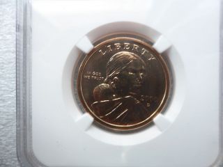 2000 D SACAGAWEA BURNISHED MILLENNIUM SET MS66PL NGC 1st YEAR  VERY 