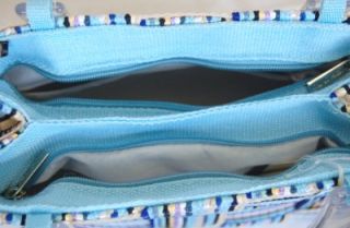 bertini multi colored blue weave purse search