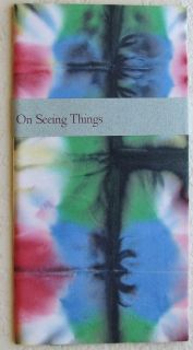 Pentagram Press, On Seeing Things, by Bill Nelson, 1981. Signed.