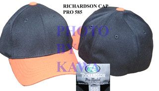 New Richardson Pro 585 Baseball Cap Red Black Youth
