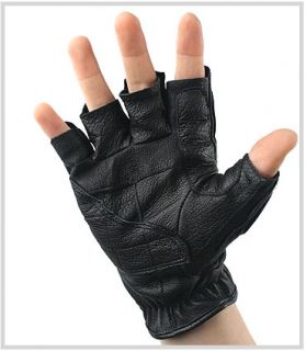 Type  Half finger Gloves Quantity 1 Pair Color  Black Material 