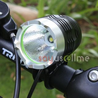 CREE XM L T6 Bicycle Bike Motor Front Light Headlight Li ion Battery 