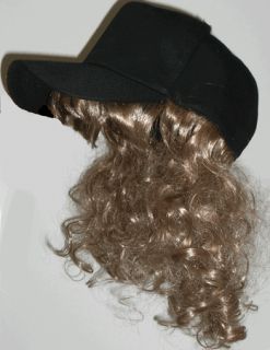 Billy Bob Ray Mens Hat Wig Mullet Adult Halloween Costume Funny Cap 