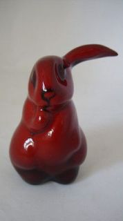 Royal Doulton Small Flambe Lop Eared Rabbit Stunning item!