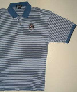 Ashworth Mens L 2002 US Open Bethpage Black Golf Polo Shirt SS 100% 