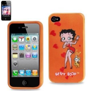 iPHONE 4 4S 3D Polymer HARD RUBBER SILICONE CASE COVER BETTY BOOP 