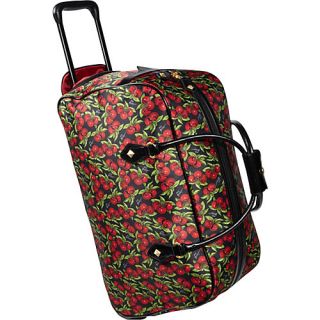 Betsey Johnson Luggage Punk Rock 22 Wheeled Duffel Bag