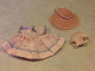 Vintage Betsy McCall clothing for 8 inch doll includes spring hat 