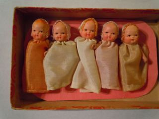 Vintage Dionne Quintuplets Bisque Dolls Made In Japan Very Rare