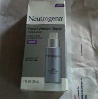 neutrogena rapid wrinkle repair moisturizer night nib 