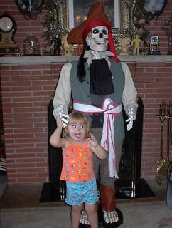 ANIMATED 5 ft LIFE SIZE * JACK * PIRATES of the CARIBBEAN HALLOWEEN 