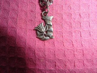 Retired Jeep Collins Choir Angel Charm Pendant .925 Sterling Silver 