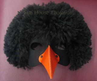 Black Crow Bird Mask Mardi Gras Masquerade Animal 53445