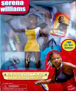   new in original packaging serena williams tennis champions doll new in