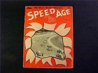   Age Magazine June 1948 Indy 500 Bill France Very Good Condition