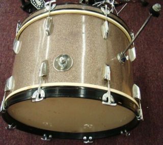 Beverley Silver Sparkle Drum Set RARE