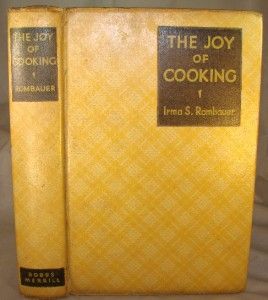 The Joy of Cooking Rombauer 1936 2nd Ed 1st Print Plaid