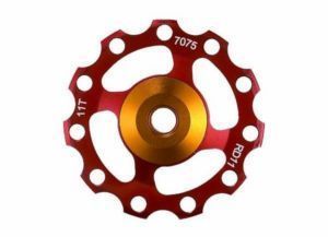 Bike Bicycle Alloy Rear Derailleur Pulley 11T Red 1 Set