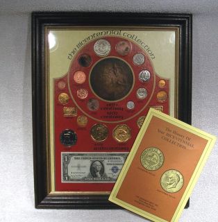Bicentennial Coin & Currency Commemorative Framed Collection 