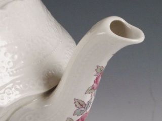 Spode Billingsley Rose China Teapot w/ Lid 2/8867