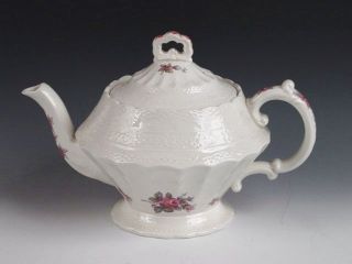 Spode Billingsley Rose China Teapot w/ Lid 2/8867