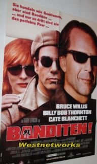 Bandits Poster Bruce Willis Cate Blanchett Thornton