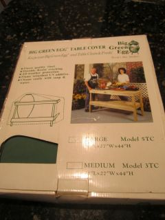 Big Green Egg Table Cover Model 5TC Size Large New in Box
