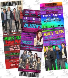Big Time Rush Victorious Invitations Party Supplies