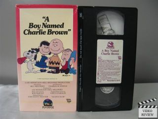 Boy Named Charlie Brown VHS Bill Melendez Charles Schulz