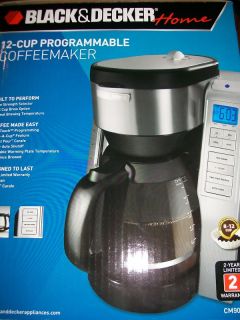 Black and Decker 12 Cup Programmable Coffeemaker