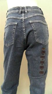 Bill Blass Jeans Ladies Womens 12 Stretch Stone Wash Slim Fit Skinny 
