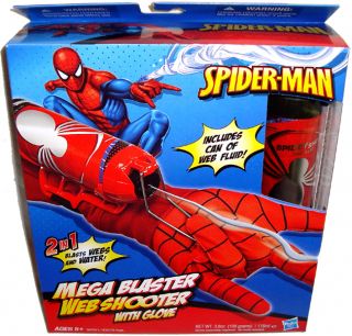 Spiderman Mega Blaster Web Shooter with Glove Marvel Toy Hasbro Web or 