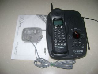 Uniden Cordless Phone Black 900MHz Answering Machine