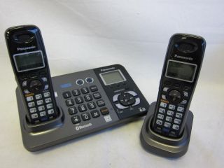   TG9382T 2 Line Expandable Digital Cordless Phone Metallic Black