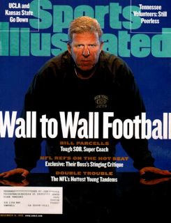 Sports Illustrated 1998 Bill Parcells Football Coach NFL New York Jets 
