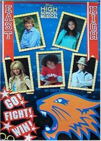 high school musical go fight win set of 4 movie posters