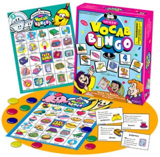 Super Duper Say & Do Vocabulary Fun Educational Bingo Game with Chips