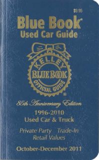     December 2011 Kelley Blue Book Used Car Truck Price Guide Kelly