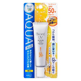 Kao Biore UV Aqua Rich Watery Mousse Sunblock Sunscreen Face SPF 50 