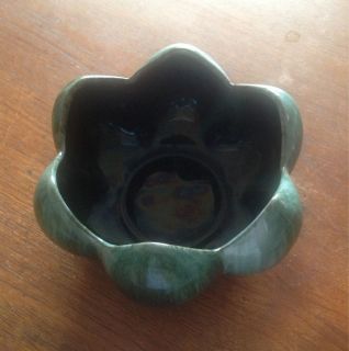 Blue Mountain Pottery Flower Bowl or Candy Dish from 1970s Very Nice 
