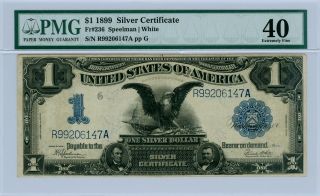 1899 Black Eagle Note Certified PMG Extremely Fine 40