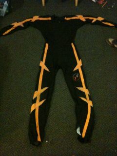 Orange and Black Freakn Suit Skydiving Jumpsuit