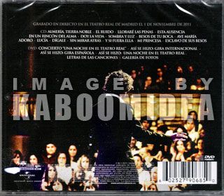 CD DVD David Bisbal Una Noche En El Teatro Real Acustico 2011 New 