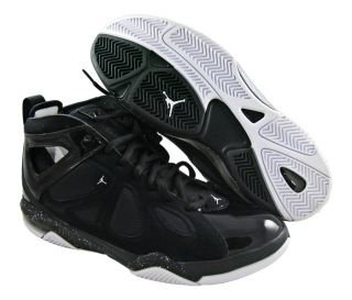 New Nike Mens Jordan Airs Black White Black Basketball Shoes US 11 