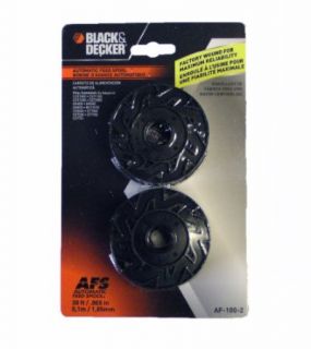 Black & Decker AF 100 2 String Trimmer Replacement Spools 2 Pack