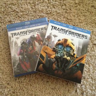 Transformers Dark of the Moon (Blu ray/DVD, 2011, 2 Disc Set 